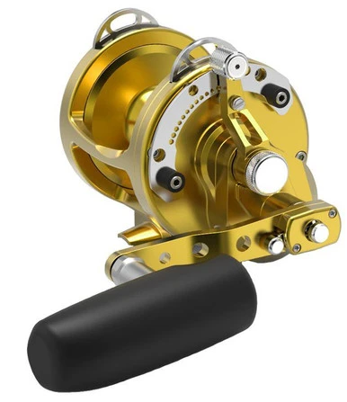 Avet HXW Raptor 3-Speed Lever Drag Casting Reel - Gold 1 Avet HXW Raptor 3-Speed Lever Drag Casting Reel - Gold