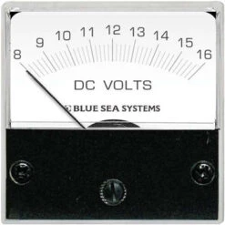 Blue Sea 8028 DC Analog Micro Voltmeter - 2 In. Face 8-16 Volts DC