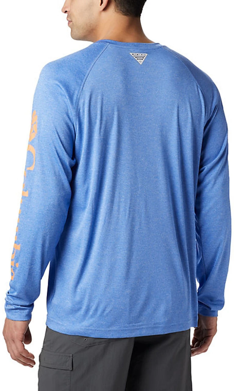 Columbia Terminal Tackle Heather Long Sleeve Shirt - Vivid Blue XL 3 Columbia Terminal Tackle Heather Long Sleeve Shirt - Vivid Blue XL - Image 3