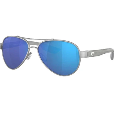 Costa Del Mar Loreto Ocearch Sunglasses - Brushed Silver/Blue Mirror 580G 1 Costa Del Mar Loreto Ocearch Sunglasses - Brushed Silver/Blue Mirror 580G