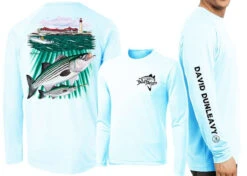 David Dunleavy Striper/Lighthouse Long Sleeve Shirts -Fishing Tackle Shop david dunleavy striper lighthouse long sleeve shirts 82033.1651409287