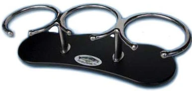 Deep Blue WCH-3 Stainless Wire Triple Cup Holder With Suction Cups 1 Deep Blue WCH-3 Stainless Wire Triple Cup Holder With Suction Cups