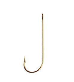 Eagle Claw 214EL Aberdeen 1X Light Wire Non-Offset Hooks 100 Box - 6