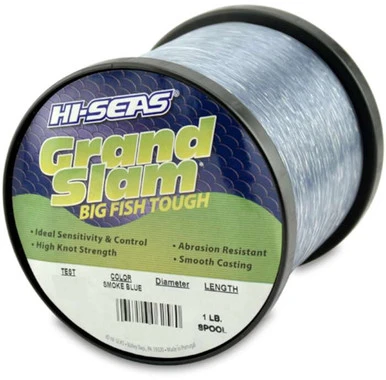 Hi-Seas Grand Slam Mono 1 Lb. Spool Smoke Blue 1 Hi-Seas Grand Slam Mono 1 Lb. Spool Smoke Blue