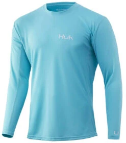 Huk Icon X Long Sleeve Shirt - Blue Radiance - 2X-Large