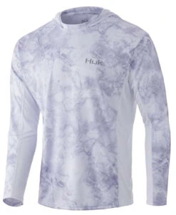 Huk Icon X Mossy Oak Fracture Hoodie - Drift - Medium