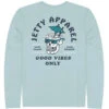 Jetty Painkiller UV Long Sleeve T-Shirt - Light Blue
