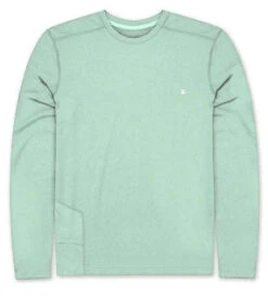 Jetty Brigantine UV Long Sleeve Shirts - Mint - X-Large