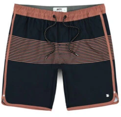 Jetty Session Short - 17in Outseam -Graphite/Salmon - 2X-Large