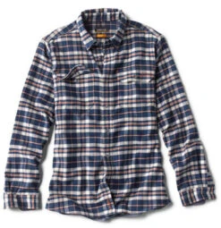 Orvis Mid Mountain Tech Flannel Shirt - Ink - Large