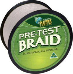 Platypus Pre-test Braid - Natural White - 8 Kg X 300 Yd