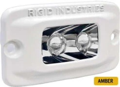 Rigid Industries 96222 Marine SR-M Flush Mount Spot Amber