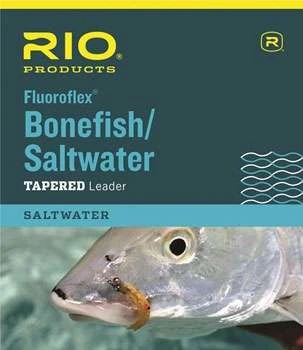 RIO Fluoroflex Bonefish/Saltwater Tapered Leader 1 RIO Fluoroflex Bonefish/Saltwater Tapered Leader