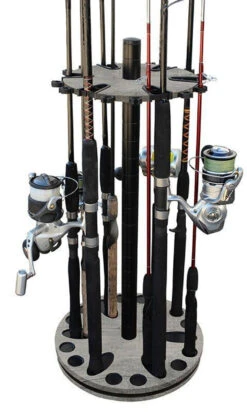 Rush Creek Creations 24 Rod Spinning Storage Floor Racks