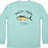 Salty Crew Ahi Mount Long Sleeve Tech T-Shirt - Sea Foam - Medium