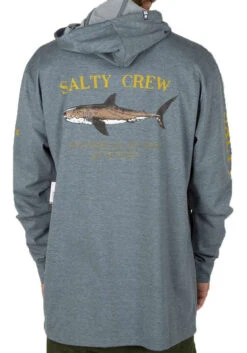 Salty Crew Bruce Hood Tech Tee - Blue - Medium