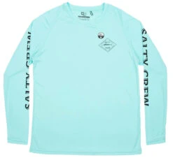 Salty Crew Hotwire Pinnacle Raglan Shirt - Aqua