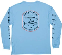 Salty Crew Surface Long Sleeve Sunshirt - Light Blue - Large