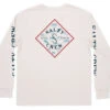 Salty Crew Tippet Atlas Long Sleeve Tee - Vintage White - 2X-Large