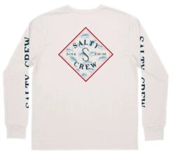 Salty Crew Tippet Atlas Long Sleeve Tee - Vintage White - 2X-Large