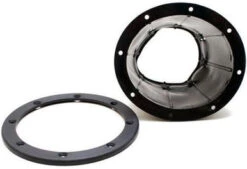 T-H Marine Cable Boot With Ring - 3in - Black