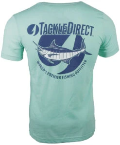 TackleDirect Marlin Short Sleeve T-Shirt - Heather Seafoam - Large