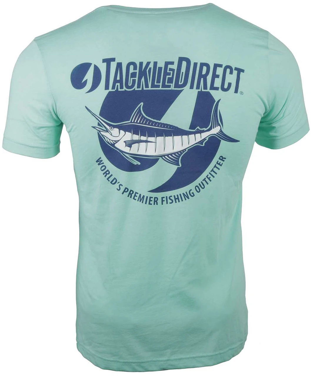 TackleDirect Marlin Short Sleeve T-Shirt - Heather Seafoam - Large 1 TackleDirect Marlin Short Sleeve T-Shirt - Heather Seafoam - Large