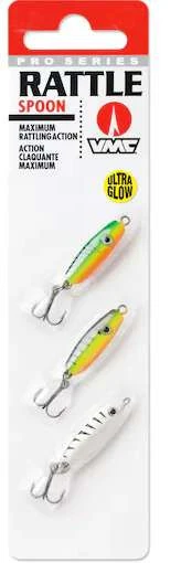 VMC Rattle Spoon Kit - 1/8oz - Glow