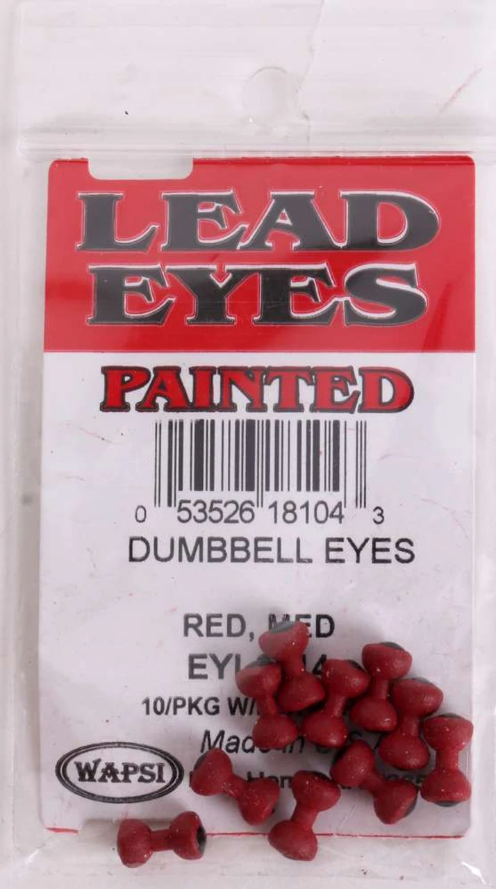 Wapsi Lead Eyes Painted Dumbbell Eyes 1 Wapsi Lead Eyes Painted Dumbbell Eyes