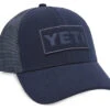 YETI Navy On Navy Patch Trucker Hat